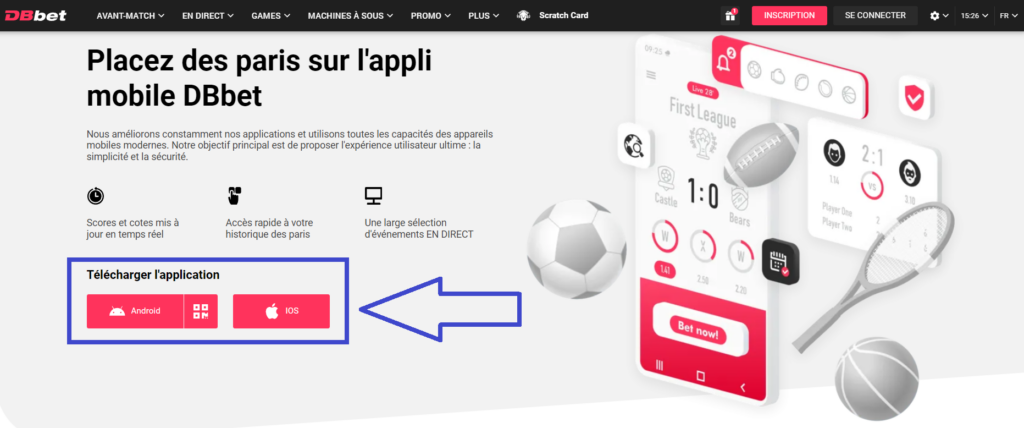 Obtenir l'apk Doublebet pour Android