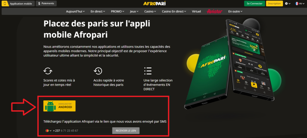 Avoir l'apk AfroPari pour Android