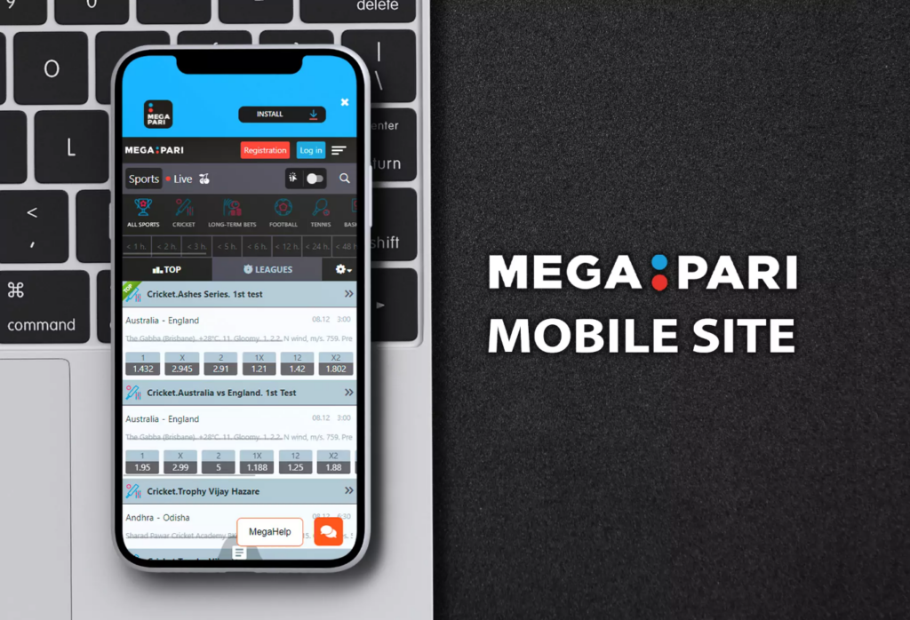 Mobile casino at MegaPari 