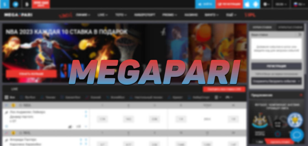 The usability of the website MegaPari