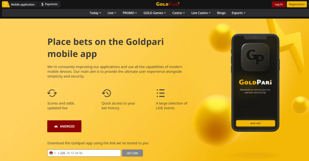 The simple GoldPari download procedure