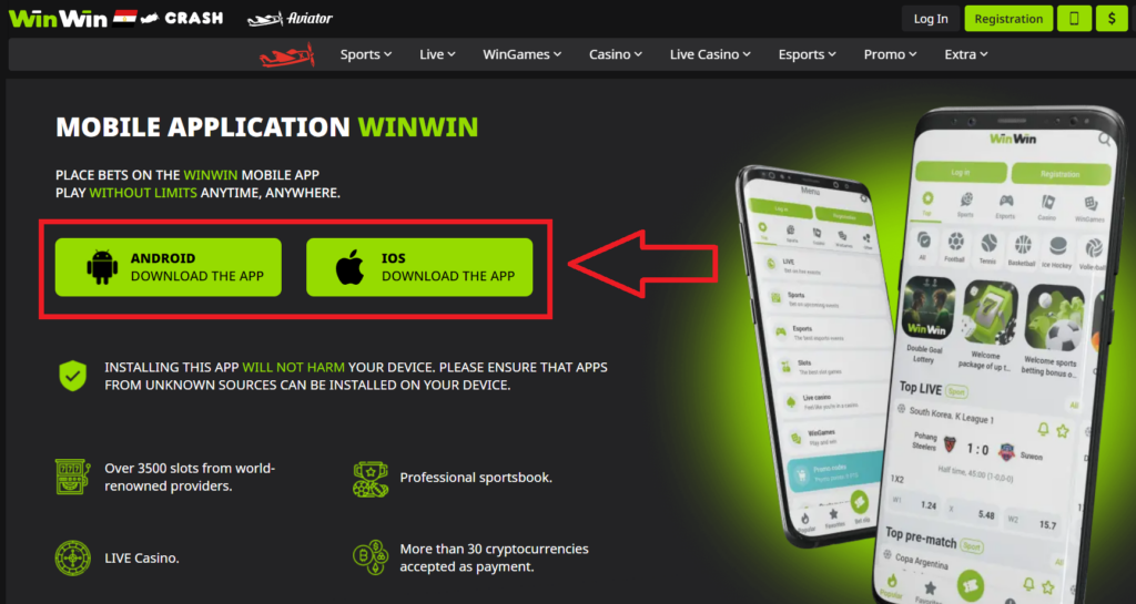 Performing the WinWin download procedure