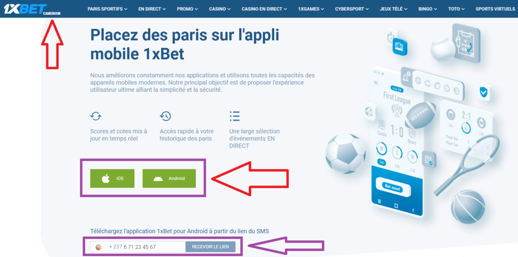 Télécharger l'application 1xBet